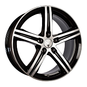Диск Литой 7x18 PCD 5x108 ET36 D65 Вектор В257 Алмаз черный
