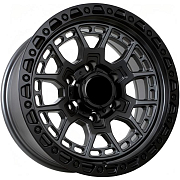 Диск Литой 8x16 PCD 6x139.7 ET-10 D110.1 FF KF44 Matt Gunmetal with Matt Black Lip