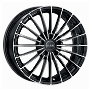 Диск 7.5x17 5x114.3 ET40 D76 MAK Volare Black mirror