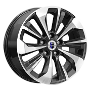 Диск 7x17 5x112 ET49 D57.1 K&K КС936 Алмаз черный