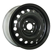 Диск 5x13 4x100 ET45 D56.6 Крем Штамп Черный