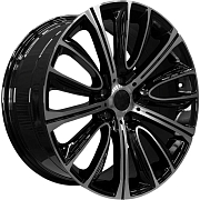 Диск Литой 8.5x19 PCD 5x112 ET28 D66.6 PDW 5241 Gloss Black Machine Face