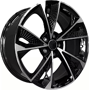 Диск Литой 8x18 PCD 5x112 ET38 D66.45 PDW 5492 Gloss Black Machine Face