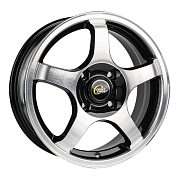 Диск 6x15 4x100 ET50 D60.1 CrossStreet CR-14 BKF