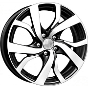 Диск Литой 6.5x16 PCD 5x114.3 ET40 D66.1 Rapid Палермо-оригинал алмаз_черный