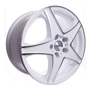 Диск 7x17 5x110 ET38 D65 TG Racing L012 white_pol