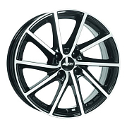 Диск 6x15 4x100 ET40 D60.1 ALUTEC Singa Diamant Black Front Polished