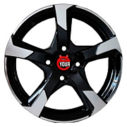 Диск 5.5x13 4x98 ET35 D58.6 Your Wheels E21 bkf