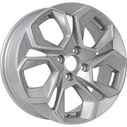Диск 6.5x16 5x108 ET45 D63.4 KDW KD1620 Light Silver Painted
