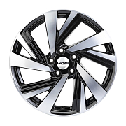 Диск 7.5x18 5x114.3 ET45 D66.1 Khomen Wheels V-Spoke 801 Black-FP