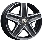 Диск Литой 6.5x16 PCD 5x114.3 ET45 D66.1 Вектор B237 Алмаз черный
