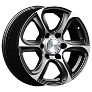 Диск 7.5x17 6x139.7 ET30 D106.2 СКАД Скала Алмаз матовый