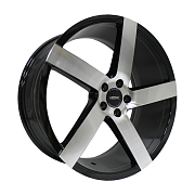 Диск 8.5x19 5x114.3 ET32 D73.1 Vissol V-080L black-with-machined-face