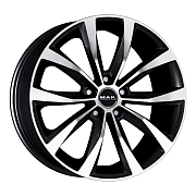 Диск 7.5x17 5x112 ET42 D76 MAK Wolf Black mirror