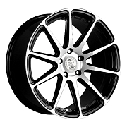Диск 7.5x18 5x108 ET45 D67.1 Racing Wheels H-714 BK F/P