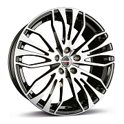 Диск 8x18 5x114.3 ET45 D72.5 BORBET RB Black polished