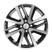Диск 6x16 4x100 ET46 D54.1 Khomen Wheels V-Spoke 609 Black-FP