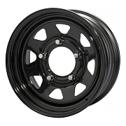 Диск 8x15 5x139.7 ET0 D110 China штамп УАЗ Черный