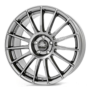 Диск 9.5x19 5x112 ET30 D75 OZ Racing Superturismo LM Matt Graphite + Silver Lettering