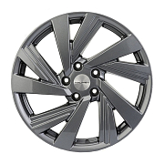 Диск 7.5x18 5x114.3 ET45 D66.1 Khomen Wheels V-Spoke 801 Gray