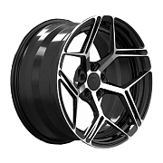 Диск 10.5x21 5x120 ET33 D74.1 Vissol F-954R satin_black