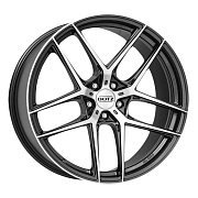 Диск 8x19 5x112 ET30 D70.1 Dotz LagunaSeca dark GUNMETAL FRONT POLISHED