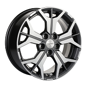 Диск 7x17 5x114.3 ET45 D60.1 Khomen Wheels Y-Spoke 715 Gray-FP