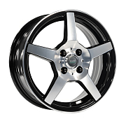 Диск 6x15 4x100 ET37 D60.1 Megami AF-07 bkf