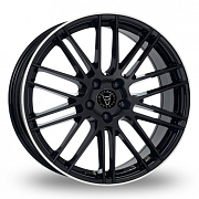 Диск 8x18 5x114.3 ET38 D70.1 Rial Kibo Diamant black lip polished