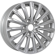 Диск 6.5x16 5x108 ET50 D63.4 KDW KD1610 Light Silver Painted