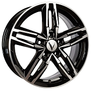 Диск Литой 6x16 PCD 5x114.3 ET45 D67.1 Вектор К184 Алмаз черный