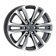 Диск 8x18 6x114.3 ET30 D66.1 MAK Stone 6 Gunmetal Mirror Face