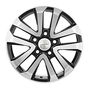 Диск 8.5x20 5x150 ET58 D110.1 Khomen Wheels V-Spoke 203 Black-FP
