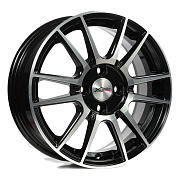 Диск 6x15 4x114.3 ET44 D67.1 X-trike X-127 BK/FP