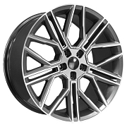 Диск 9.5x21 5x120 ET45.5 D62.5 Khomen Wheels KHW2101 Gray-FP