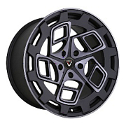 Диск 8.5x18 5x108 ET45 D72.6 Vissol F-909 black machine face