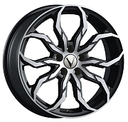 Диск Литой 7.5x18 PCD 5x108 ET45 D63.35 Вектор B234 Алмаз черный