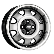 Диск 8x18 5x112 ET41 D57.1 ATS Cup Diamant black front polished