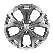 Диск 6.5x17 5x114.3 ET50 D66.1 Khomen Wheels Y-Spoke 710 Gray