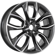 Диск Литой 7x18 PCD 5x114.3 ET45 D66.1 Premium Series КР001 Diamond_black_gris