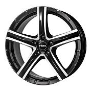 Диск 8.5x19 5x120 ET35 D72.6 Rial Quinto Diamant black front polished