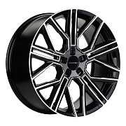 Диск 9.5x21 5x120 ET49 D72.6 Khomen Wheels KHW2101 Black-FP matt