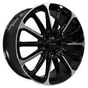 Диск Литой 7.5x19 PCD 5x114.3 ET45 D60.1 Khomen Wheels KHW1910 Black-FP