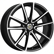 Диск 7.5x17 5x114.3 ET41 D67.1 Mega Wheels Y9100 bkf