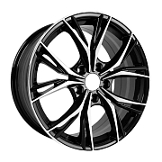 Диск Литой 7x17 PCD 5x114.3 ET40 D67.1 Megami MGM-40 BKF