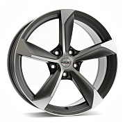 Диск 8.5x19 5x114.3 ET45 D72.5 BORBET S Graphite polished matt