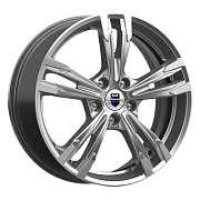 Диск 7x18 5x115 ET45 D70.2 K&K КС935 дарк платинум брайт
