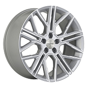 Диск 9.5x21 5x120 ET49 D72.6 Khomen Wheels KHW2101 Brilliant Silver-FP