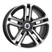 Диск Литой 7x16 PCD 5x139.7 ET5 D98 K&K КС591М алмаз черный