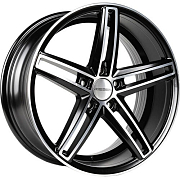 Диск Литой 8x18 PCD 5x114.3 ET38 D73.1 Vossen CV5 Black_machined